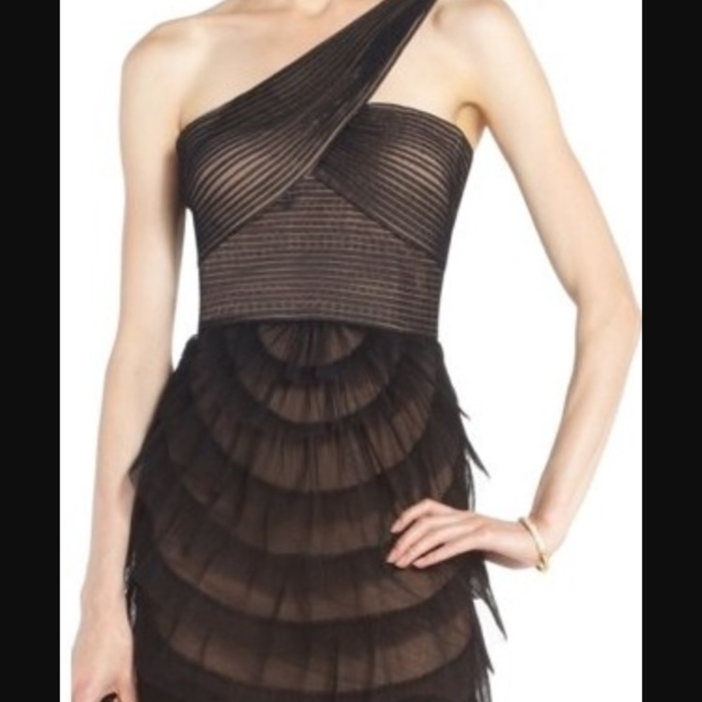 BCBGMaxAzria Ella One Shoulder Cocktail Dress